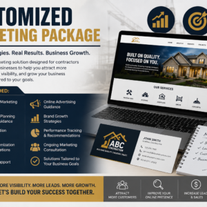 Customized Marketing Package for Contractors and Construction Businesses
